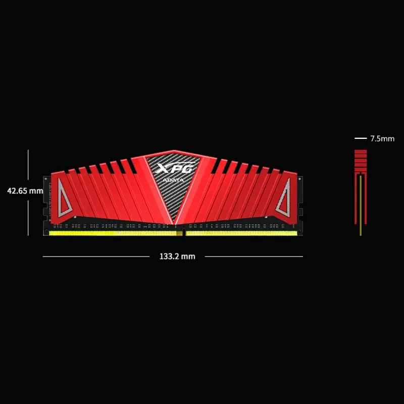 Радиатор охлаждающий для настольной памяти DDR2 DDR3 DDR4 1 комплект|Кулеры и системы
