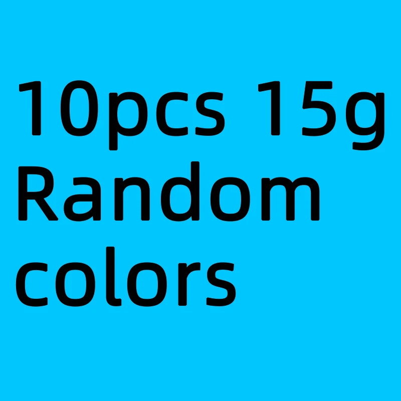 10pcs 15g Random 10 шт. приманка для рыбалки жесткая Базз флэш-приманки блесна ложка Поворотная басовая Щука быстрый поиск длинные литые приманки - Цвет: 10pcs 15g Random