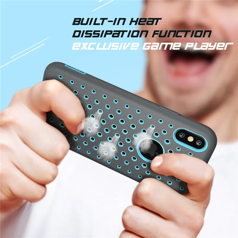 Чехол для iPhone X Xs 5 8 дюйма SUPCASE UB Спортивная Жидкая силиконовая резина Премиум