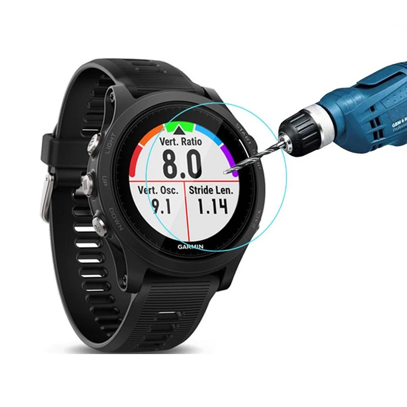 Для Garmin Forerunner 935 закаленная стеклянная пленка ультратонкая 0 3 мм 2.5D 9H прозрачная