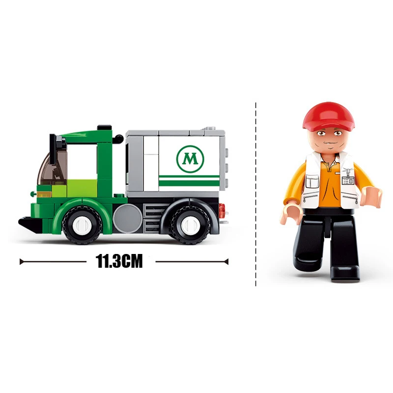 Город серии 121 шт./лот Legoings аэропорта грузовик детей сборки блоков комплект