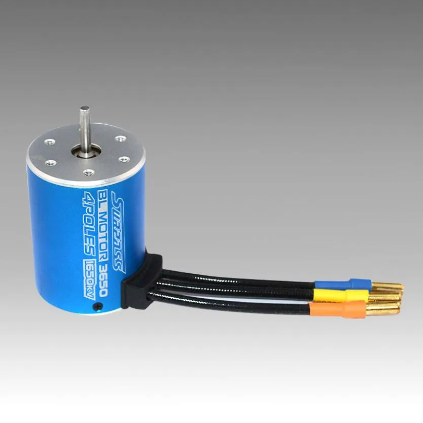 Двигатель классический бесщеточный бездатчиковый BL 3650 5Y 1650KV scala 1/10 RC HIMOTO CY3650 мотор