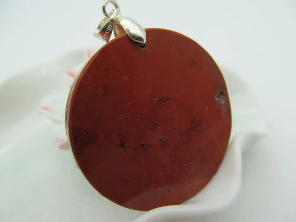 Сверхъестественное Природный гелиотроп цветок жизни кулон Цепочки и ожерелья