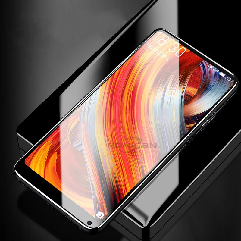 5D Защита экрана для Xiaomi Mi Mix 2 9H закаленное стекло с гальваническим покрытием
