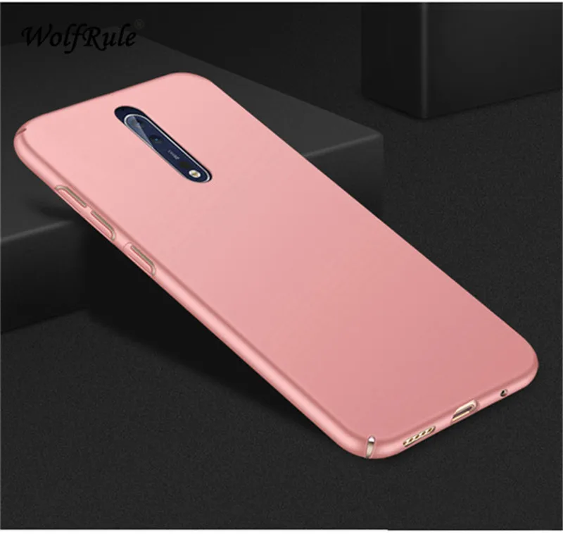 WolfRule For Cover Nokia 8 Case Smooth Slim PC Back Protection Phone TA-1012 TA-1004 Shell 5.3'' |