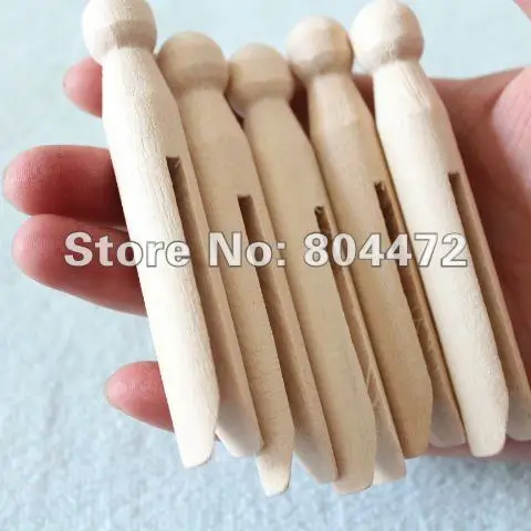 

100x wood dolly peg Traditional Dolly Style Wooden Clothes Pegs New Good Condition Dolly Pegs Craft Pegs Clothes Pegs for Peg