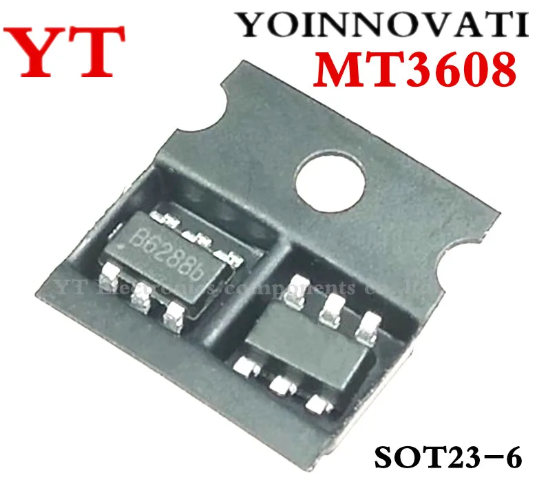 100 шт./лот MT3608 B628 SOT23-6