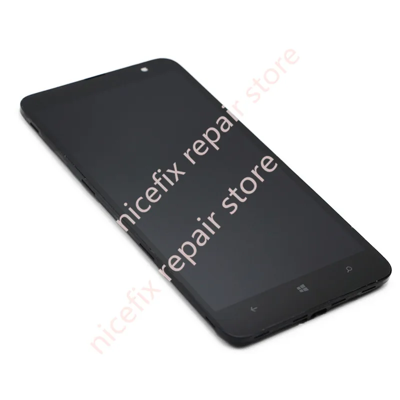 Черный ЖК дисплей для Nokia Lumia 1320 сенсорный экран дигитайзер с рамкой полная сборка