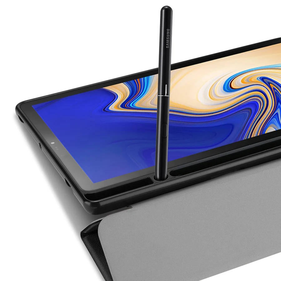 Для Samsung Galaxy Tab S4 10 5 inchHolster случае Роскошные DUX DUXCIS флип чехол кожаный бумажник