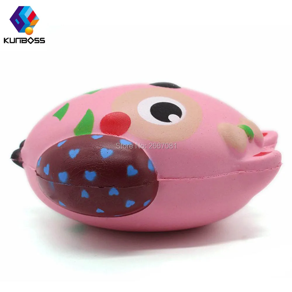 2018 Лидер продаж KunBoss мягкими анти-стресс мягкой Squeeze стресса Kawaii Сова замедлить