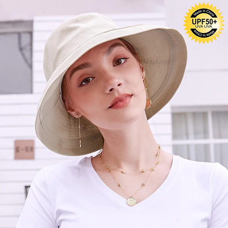 Панама Складная женская с защитой от ультрафиолета летняя солнца в японском