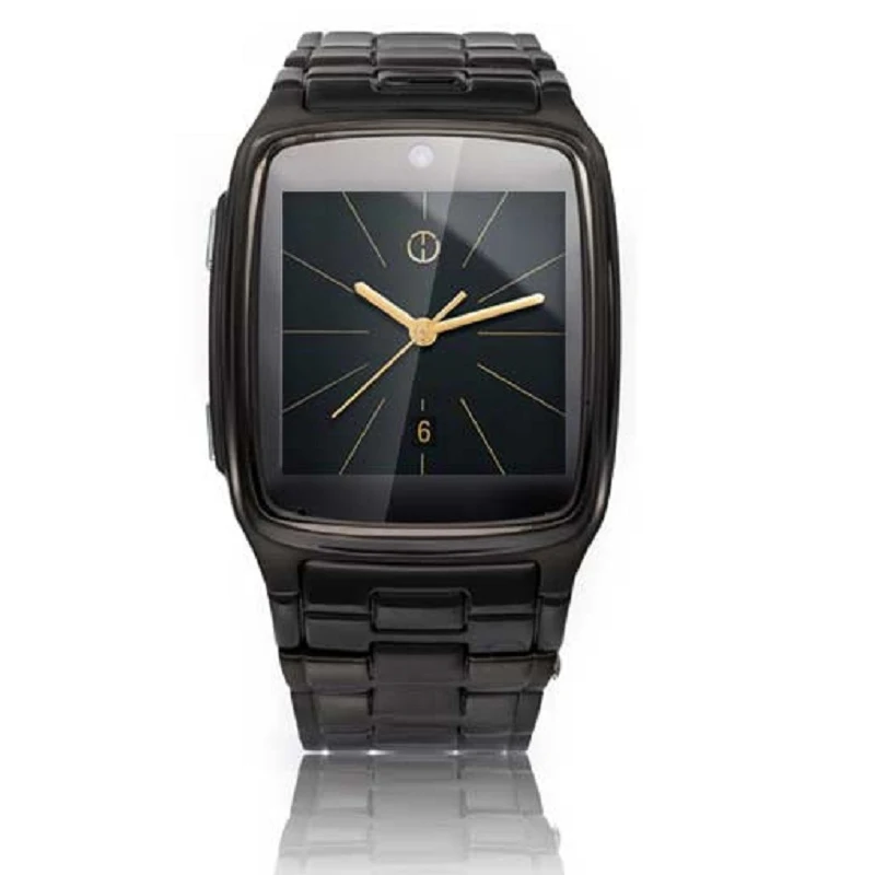 Умные Мобильные часы из нержавеющей стали с сенсорным экраном 1 54 дюйма камера
