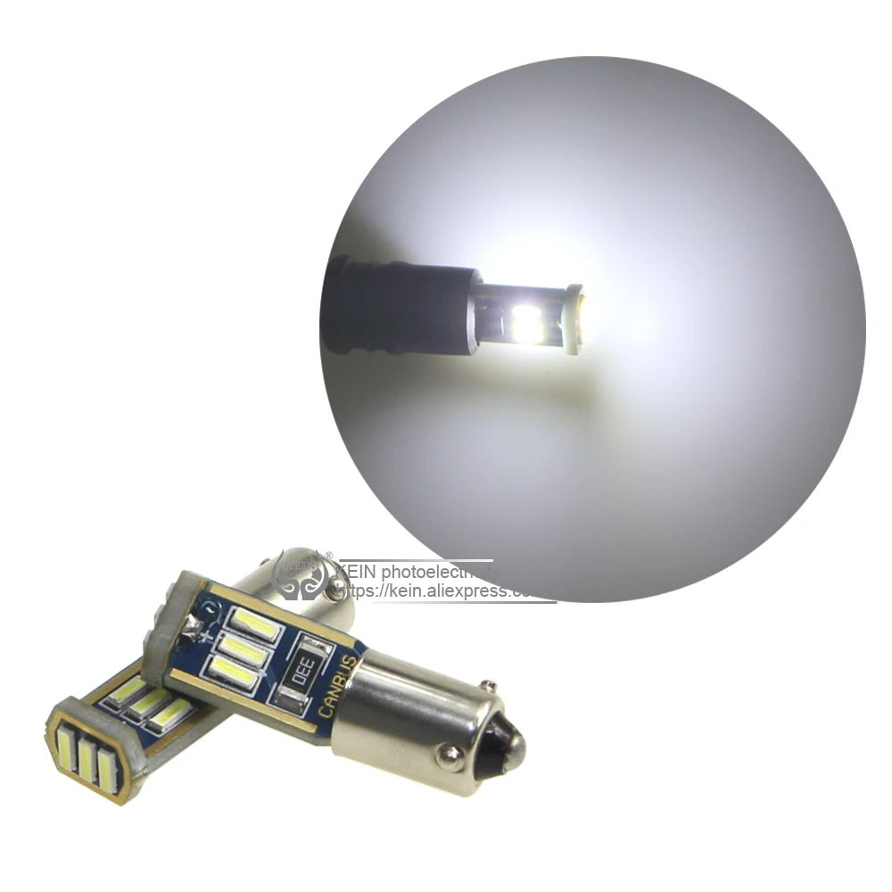 KEIN 4 шт. ba9s светодио дный t4w BAX9S BAY9S h6w h21w Canbus ОШИБОК 4014 9SMD светодио дный авто номерной знак для чтения лампы 12 В