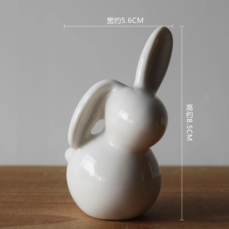 Керамические мини-милые простые белые фотоорнаменты для домашнего декора