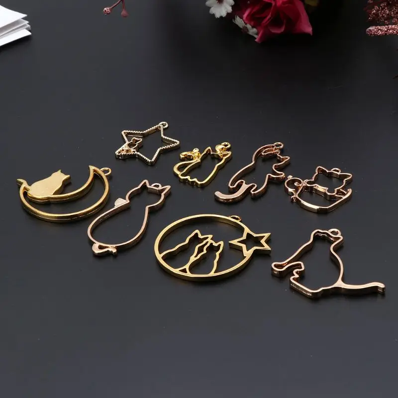 8 шт. подвеска в виде кошки на Луне | Украшения и аксессуары
