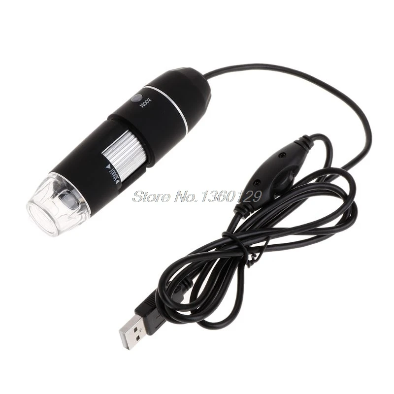 2MP 1000X/1600X 8LED USB цифровой микроскоп Эндоскоп лупа камера HD CMOS сенсор и Прямая поставка