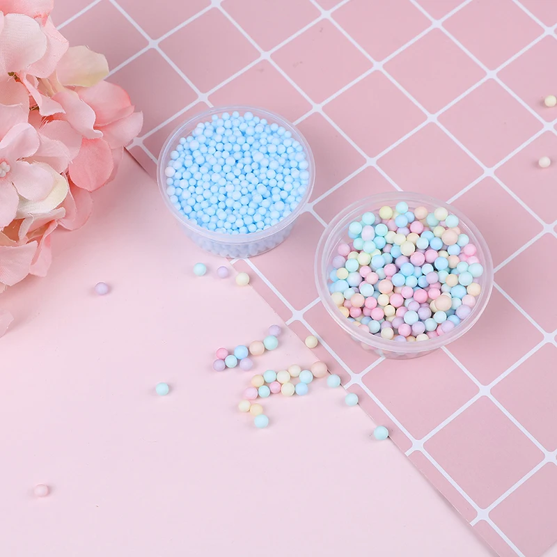 2 шт красочные DIY Поставки слаймов коробка снег грязь Частицы украшения ногтей