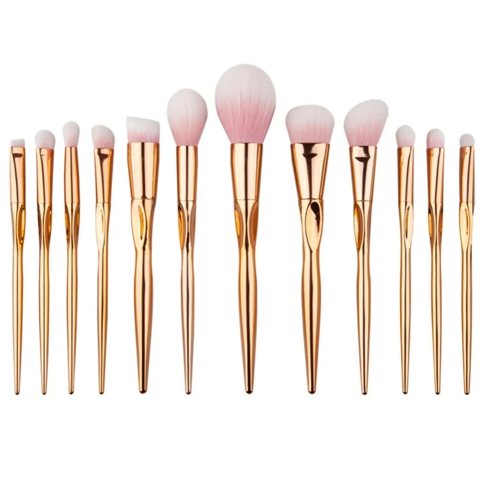 Набор кистей для макияжа розового золота 12 шт./компл.|make up brush tools|brush toolmakeup set |
