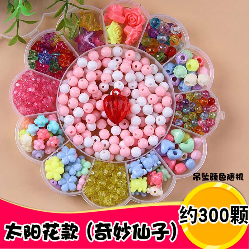 BB77 fairy Diy Beads Toys for Kids Children Handmade Necklaces Bracelets Beads Jewelry Making Kit Set Kids Educational Toys Girls Gift - Цвет: BB77 fairy