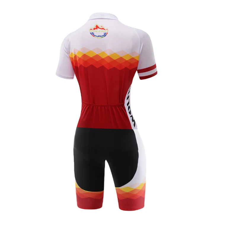 Новинка, хит, WOLFKEI Skinsuit, одежда для велоспорта, цельный комбинезон, Ropa Ciclismo, одежда для горного велосипеда, женская одежда для улицы# SK00024