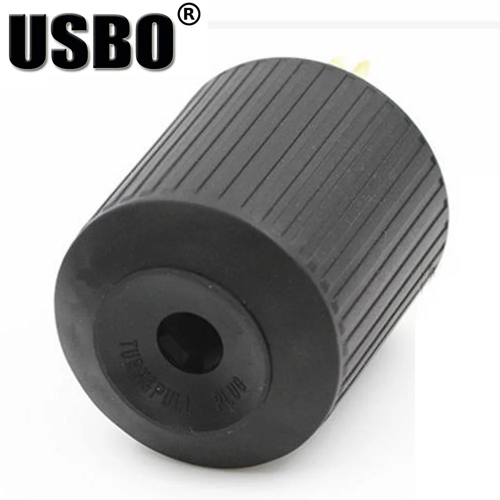 Черный американский 125 В 30 А штепсельная Вилка для генератора стандарта США