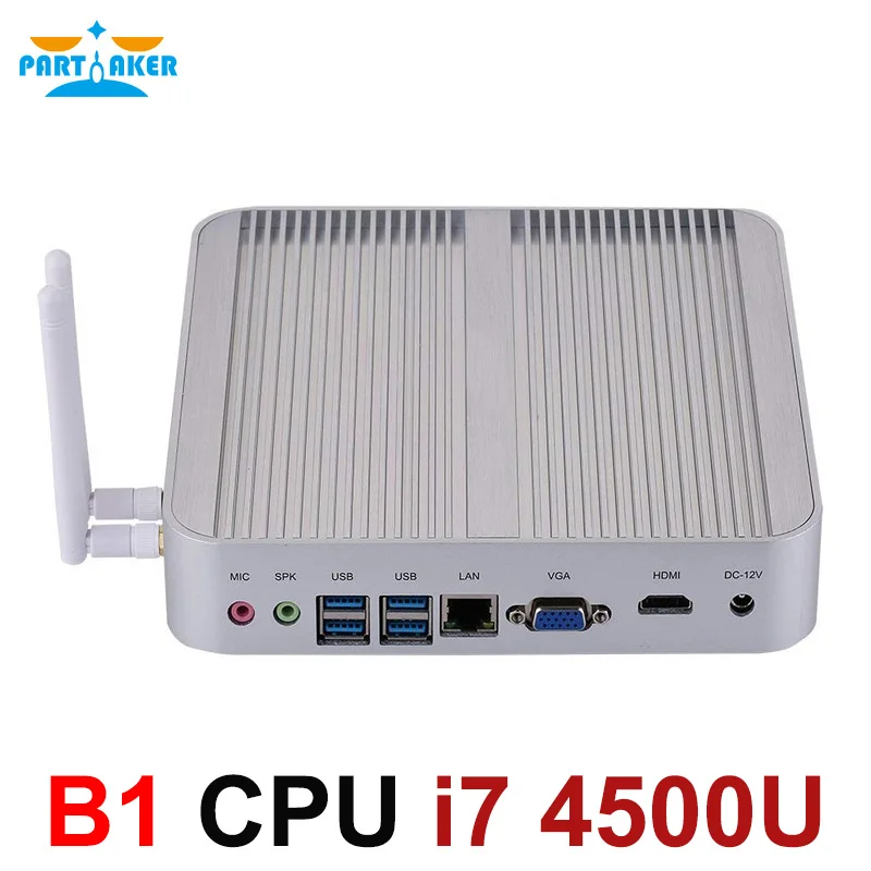 Причастник неттоп B1 Intel Core i7 4500U HD Graphics 4400 16 ГБ 512 SSD WIFI мини ПК windows компьютерный
