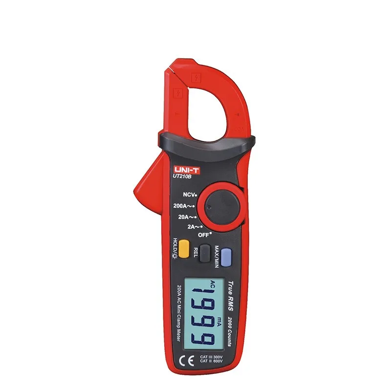 UNI-T UT210B Ultra-portable tools True RMS response for AC current small-size Digital Clamp Meter Lowest Price | Инструменты