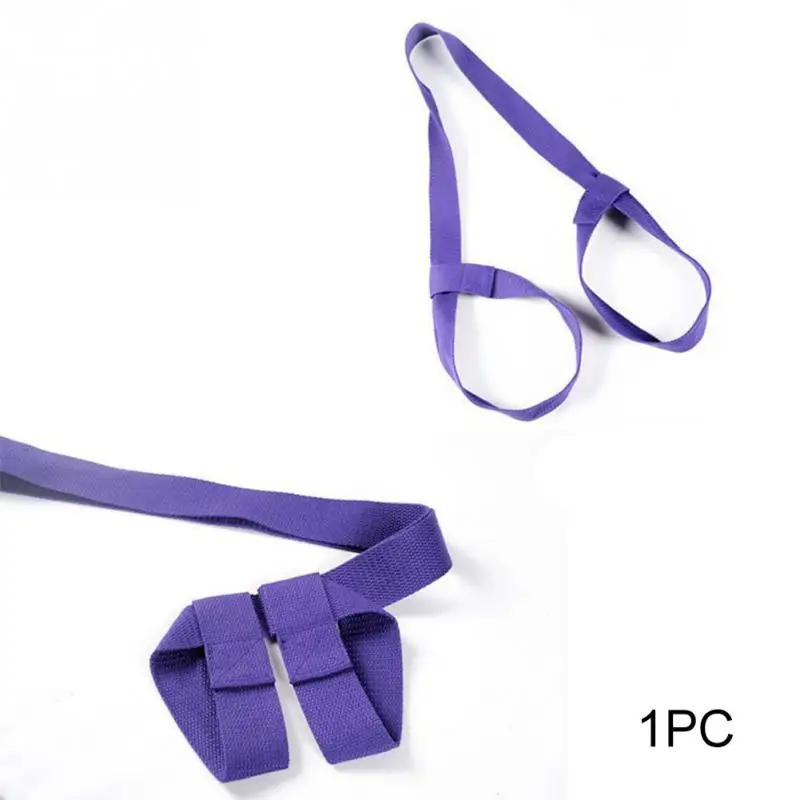 Новый Коврик для йоги с ремешком Эластичный свернутый ремень фитнеса спортзала