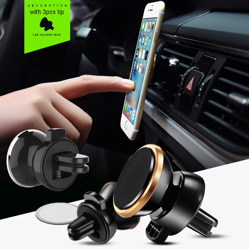 Idealforce Универсальный вращающийся 360 магнитный автомобиль держатель для