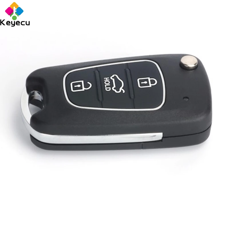 KEYECU обновленный Выкидной дистанционный ключ для автомобиля без ключа с 3