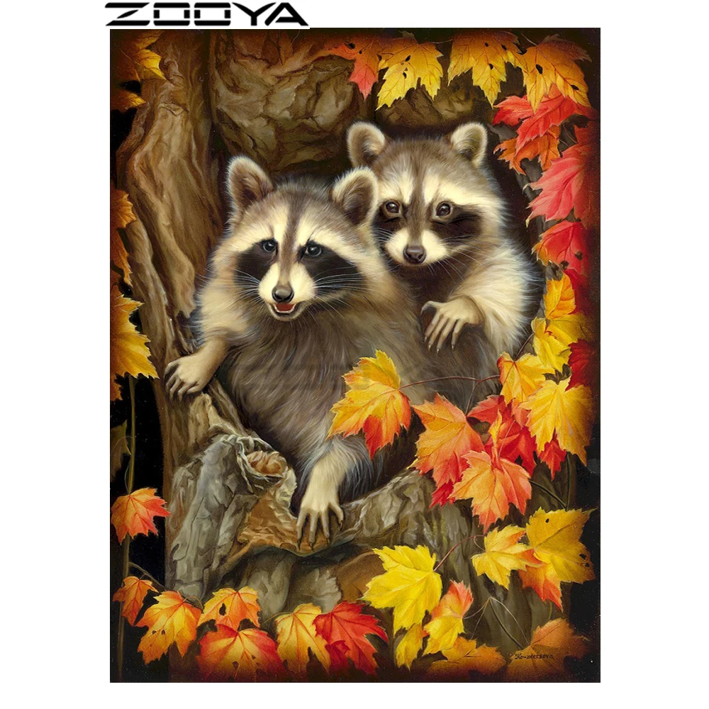 ZOOYA Алмазная картина вышивка мозаичная Настенная Наклейка рукоделие дерево для