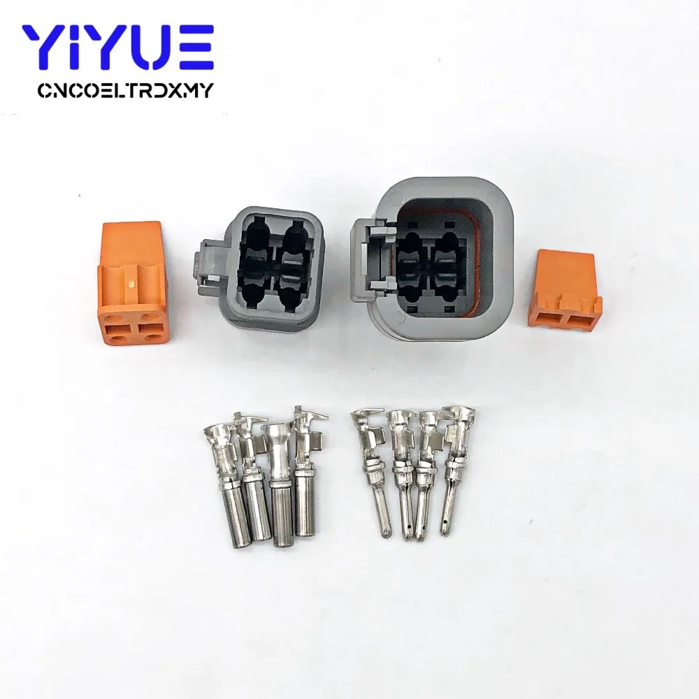 Deutsch DTP 4 контактный серый мужской и женский водонепроницаемый Электрический