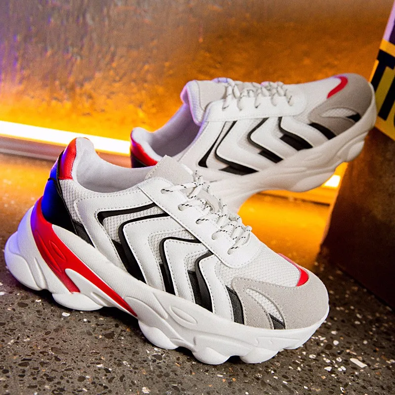 Горячая Женские кроссовки 2019 новые летние чистого Красного цвета обувь на