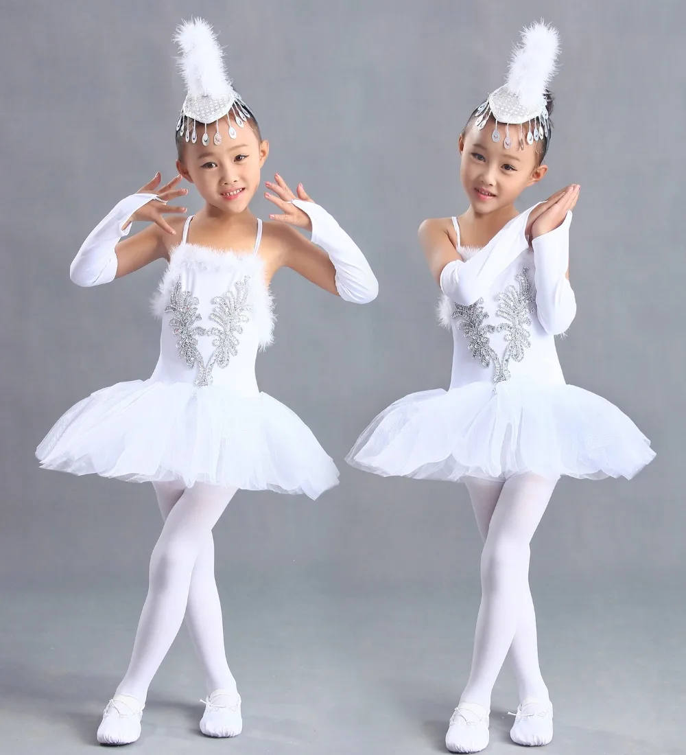 

2016 костюмы, балетная одежда, подтяжки для девочек, белая пачка, принцесса, Рождественский детский танцевальный костюм, одежда для маленьких ...