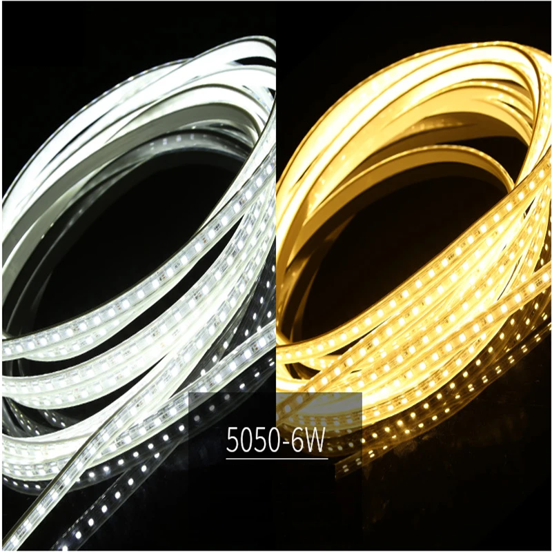 Светодиодная лента с защитой от воды 220 В 72/80 светодиодный/м 10 м/рулон|strip jacket|stripped