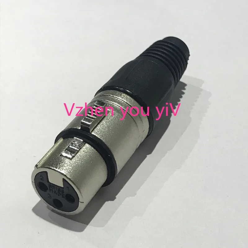 

FOR NEUTRiK connector NC3MX &NC3FX Male et femelle Un ensemble 3 core cable connector with nickel plated shell and silver plated