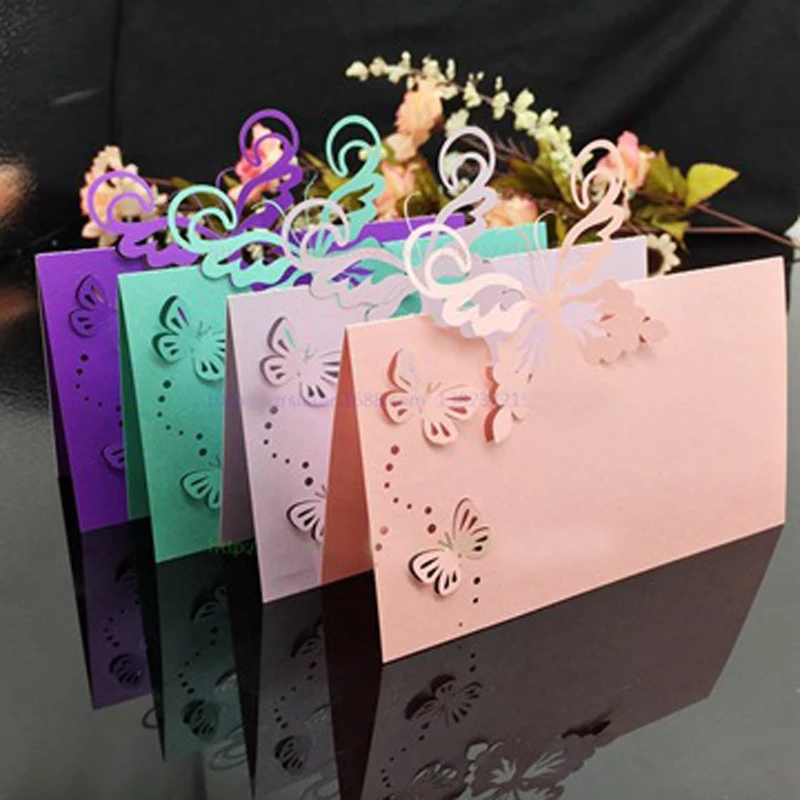 50 шт. декоративные карты в виде бабочек|card gift|card birthdaygift card birthday |