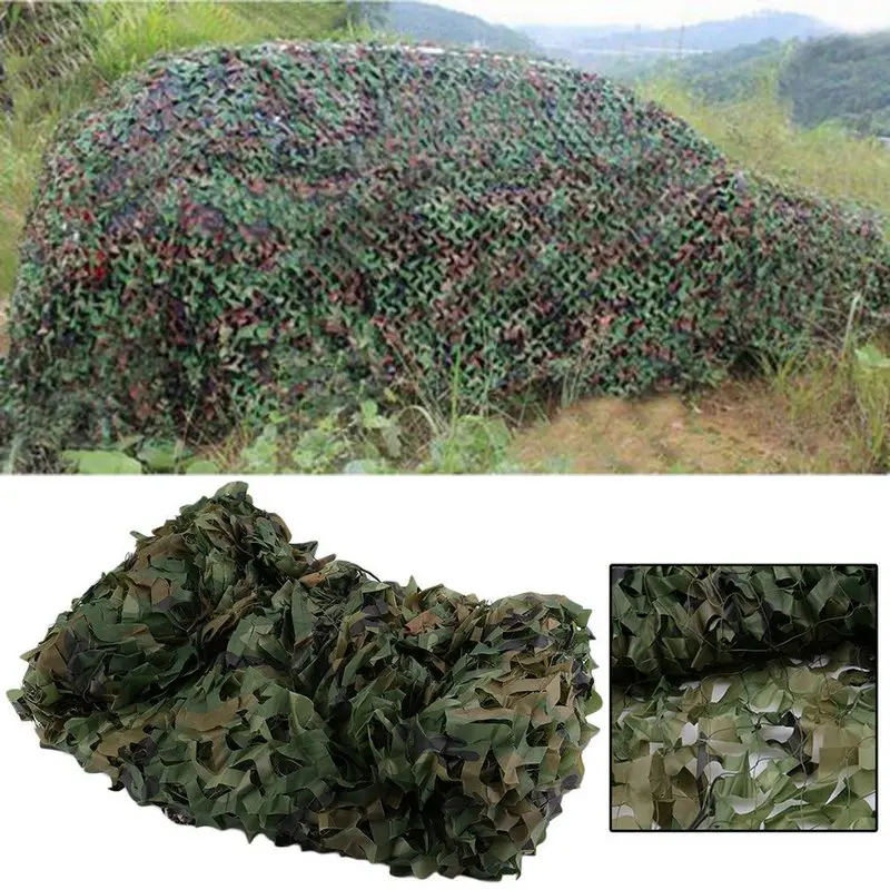 Камуфляжные сетчатые автомобильные чехлы для охоты на открытом воздухе Прочная