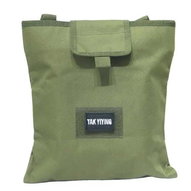 Army green TAK YIYING большой объем талии Молл военный тактический для страйкбола и пейнтбола Охота складной Mag восстановление сумка для мусора - Цвет: Army green