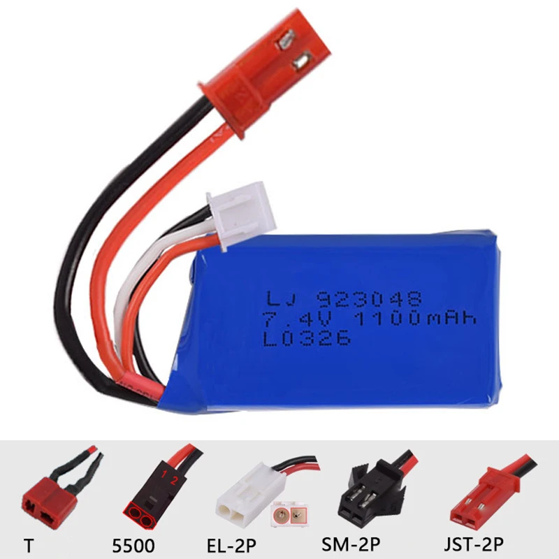 7 4 v 1100mAh 25C 923048 2S Power Lipo аккумулятор для беспилотника WLtoys V353 A949 A959 A979 K929 rc скоростные