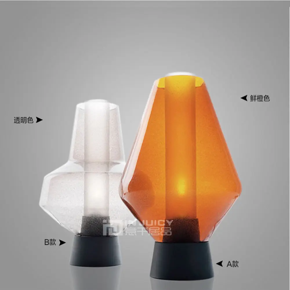 3 вида цветов Американский Сельский E14 LED стекло спальня Ресторан настольная