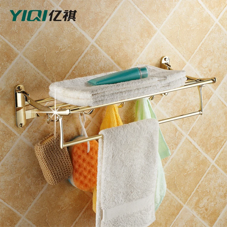 Новая золотая стойка для полотенец в европейском и американском стиле вешалка
