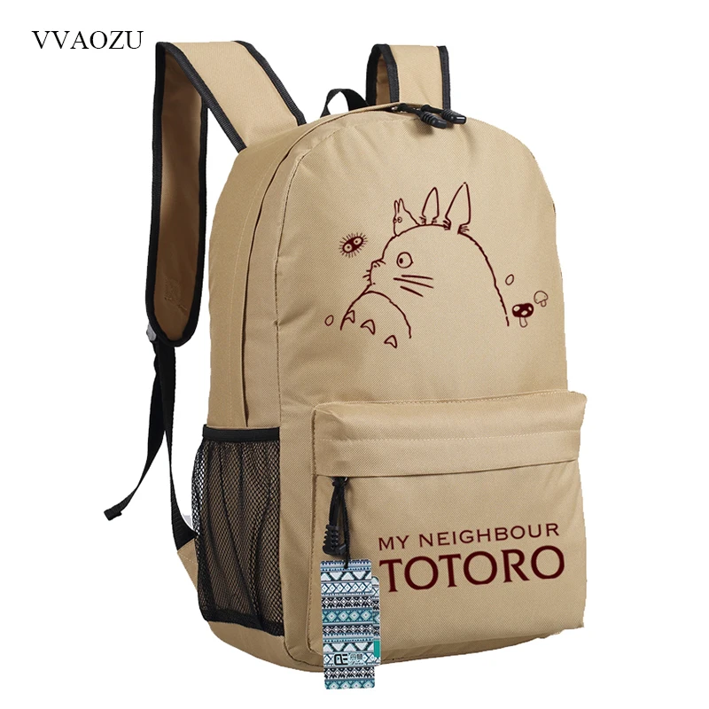 Холщовые рюкзаки My neighbot Totoro для студентов большой женский мужской дорожный