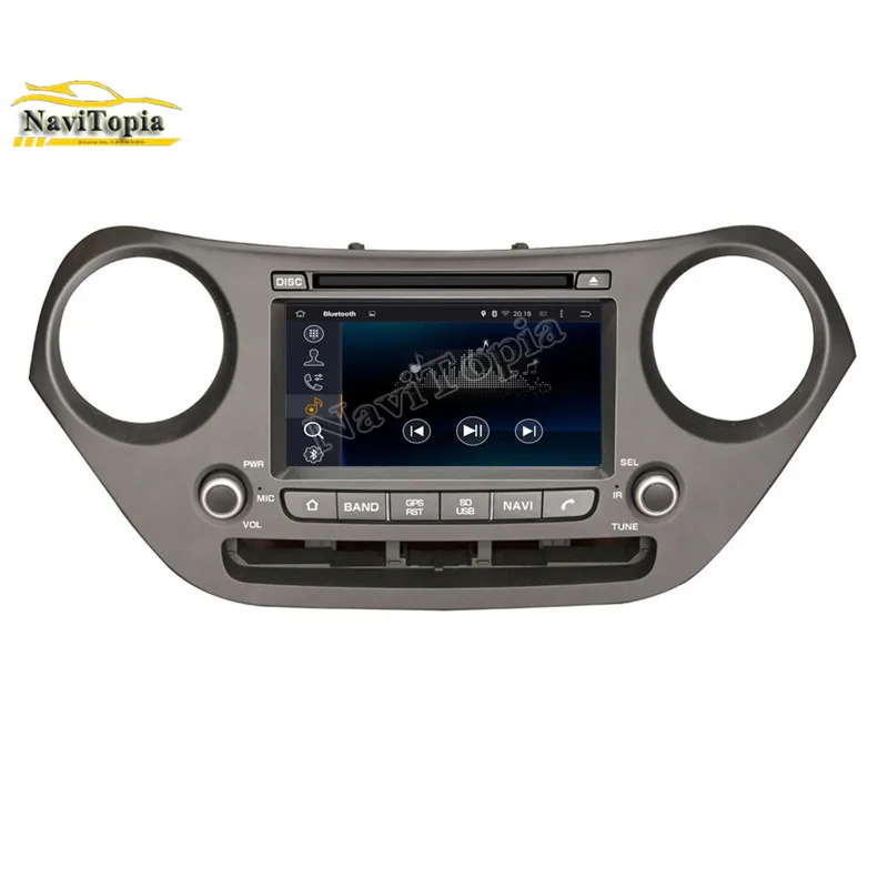 Ectwodvd 4G ram 32G rom Восьмиядерный Android 8 0 автомобильный DVD gps Радио для hyundai I10 2013 2014 2015 2016-