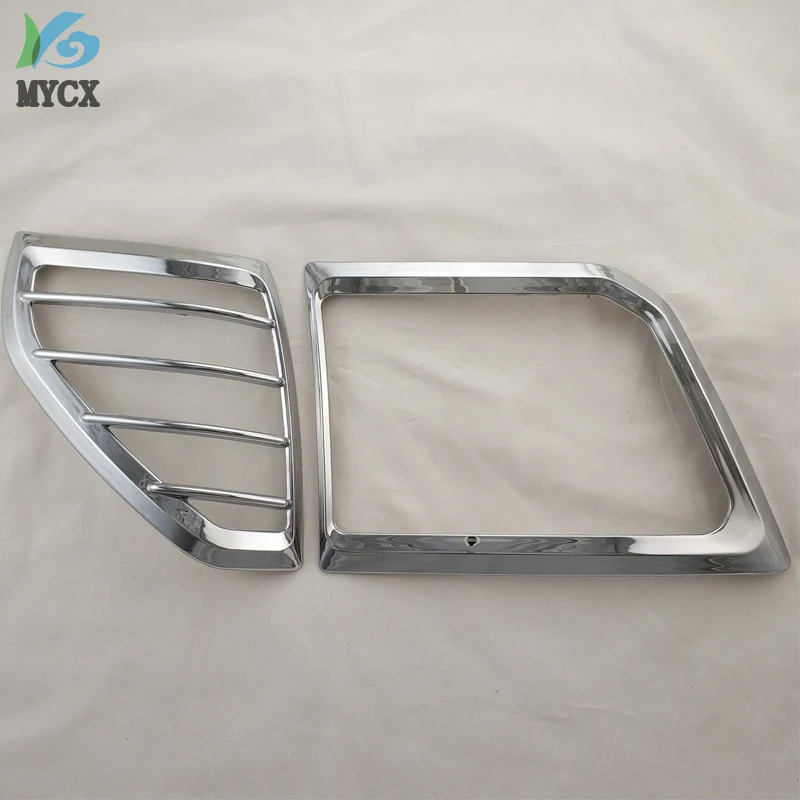 Хромированный налобный фонарь для Toyota Land cruiser Prado FJ90 3400 спойлер SUV ABS аксессуары