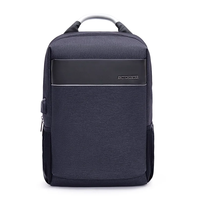 light version blue Модный школьный мужской рюкзак, подходит для ноутбука 15,6 дюймов, водоотталкивающий мужской рюкзак, сумка с usb зарядкой, Женский школьный рюкзак B00218 - Цвет: light version blue