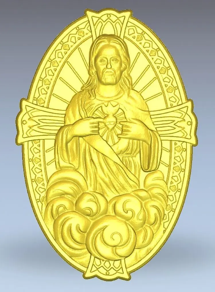 3d модель рельеф для ЧПУ в формате STL Jesus_2 | Инструменты