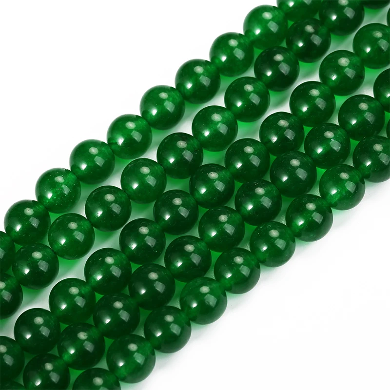 Круглые бусины из натурального камня незакрепленные для самостоятельного