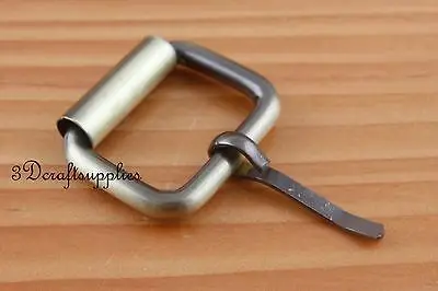 Пряжка ремня роликовая фурнитура 1 дюйм анти бронза 10 шт U191 | Багаж и сумки