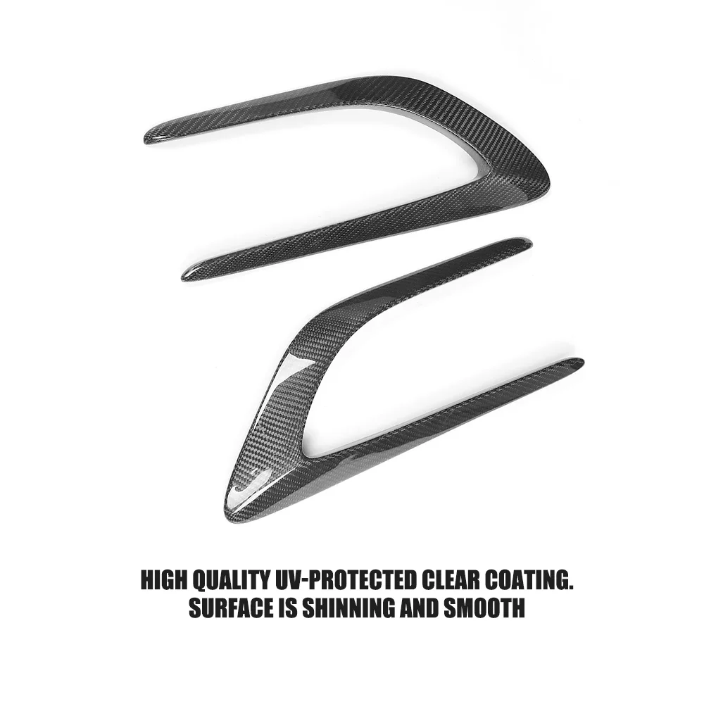 2PCS/SET Carbon Fiber Front Side Fender Vents Decoration Scoops for Mercedes-Benz C-Class W205 C205 C63 AMG 2015 - 2017 | Автомобили и